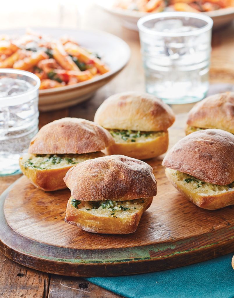 Ciabatta con Mantequilla al Ajo