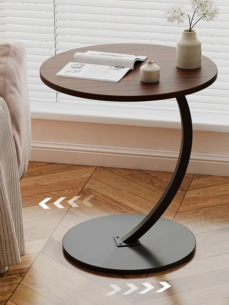 Mesa Lateral Popular / Mesa de Café Estilo Minimalista con Estante de Almacenamiento - Image 2
