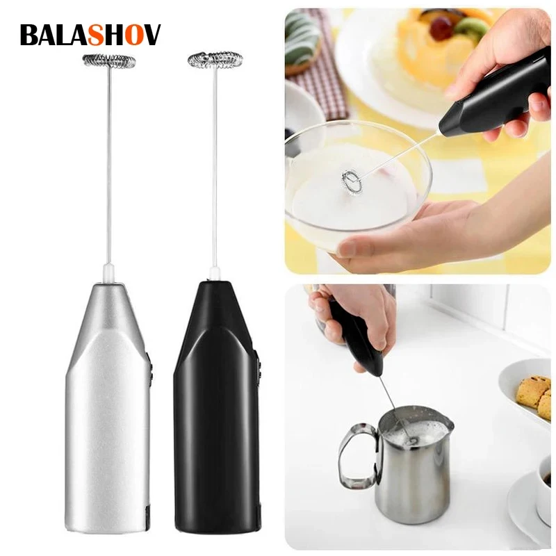 Espumador de Leche Inalámbrico Portátil Batidor Eléctrico de Café de Mano Mini Mezclador de Huevos Bateador de Latte Cappuccino Espuma Batidor de Cocina Mixer