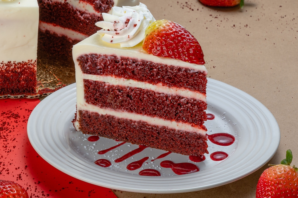 Rebanada de Pastel Red Velvet